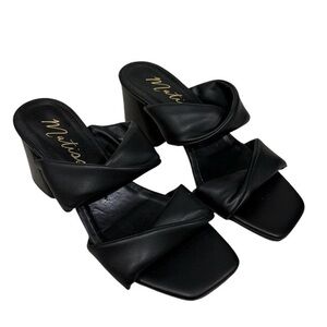 Matisse Carmela Black Leather Shoes Women’s Size 7M